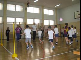 Спортски час са учешћем деце и родитеља