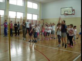 Спортски час са учешћем деце и родитеља