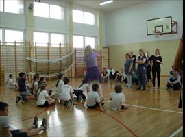 Спортски час са учешћем деце и родитеља