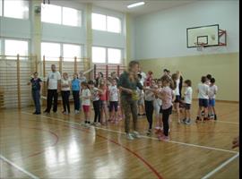 Спортски час са учешћем деце и родитеља